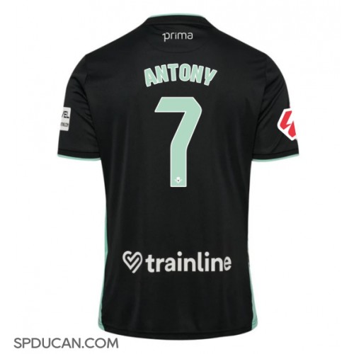 Muški Nogometni Dres Real Betis Antony #7 Rezervni 2025-26 Kratak Rukav